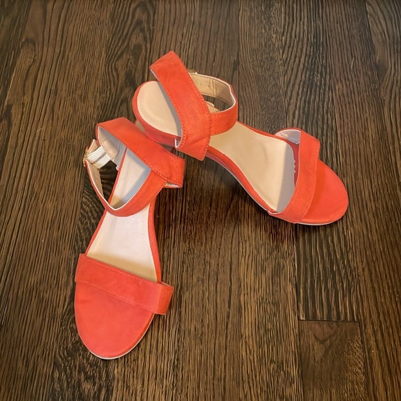 Orange Wedge Heels women’s size 9/42 - Picture 2 of 4
